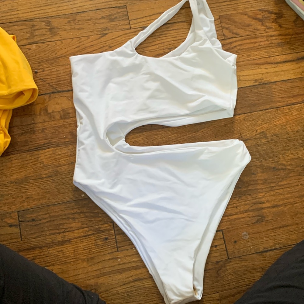 White one piece